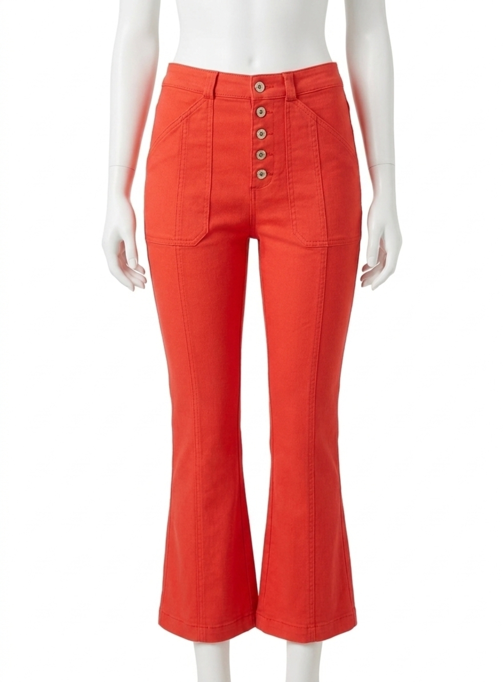 NEW CINQ A SEPT wallace jeans in cherry tomato